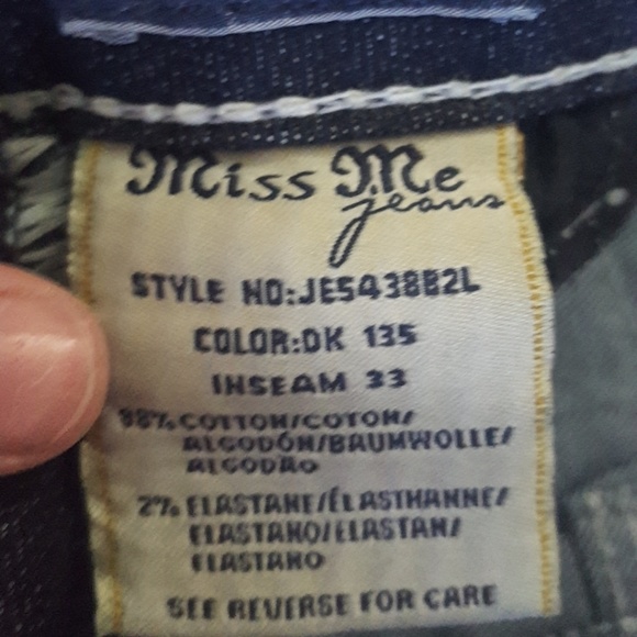 Miss Me Bootcut Jeans Size 23 - Picture 3 of 3